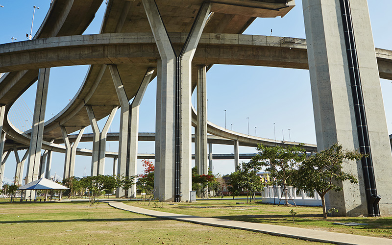 Overpasses at day