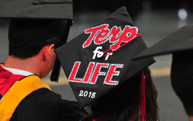 Decorated graduation cap Decorated graduation cap