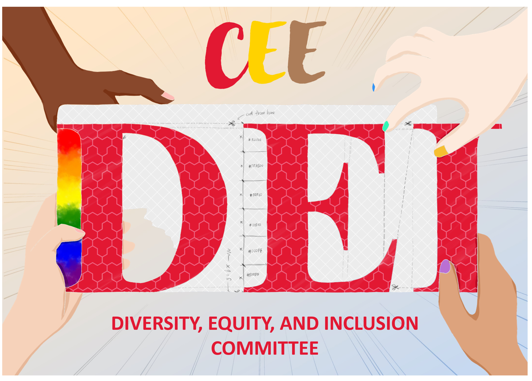 CEE Diversity, Equity, and Inclusion Committtee Logo